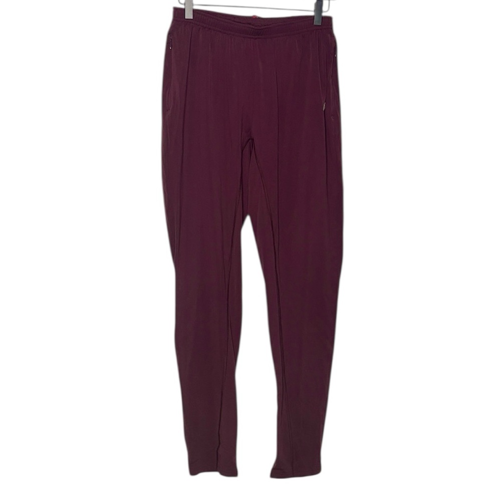 Tracksmith Women's Burgundy Red Session Running Pants Athletic Stretch Medium